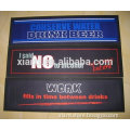 high level printed words rubber bar mat bar mat using